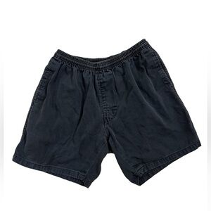 Vintage Stussy Shorts Made in USA 100% Cotton Black Size L